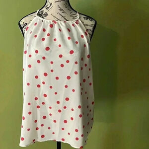 Emu & Joe Sleeveless White and Pink Top Size XL